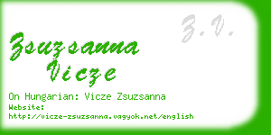 zsuzsanna vicze business card